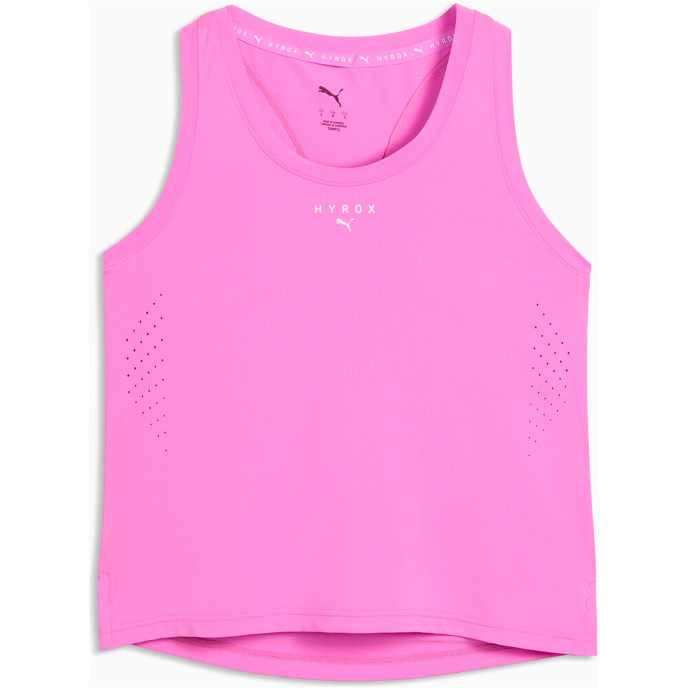Puma camiseta tirantes fitness mujer W PUMA X HYROX DRYEL vista detalle