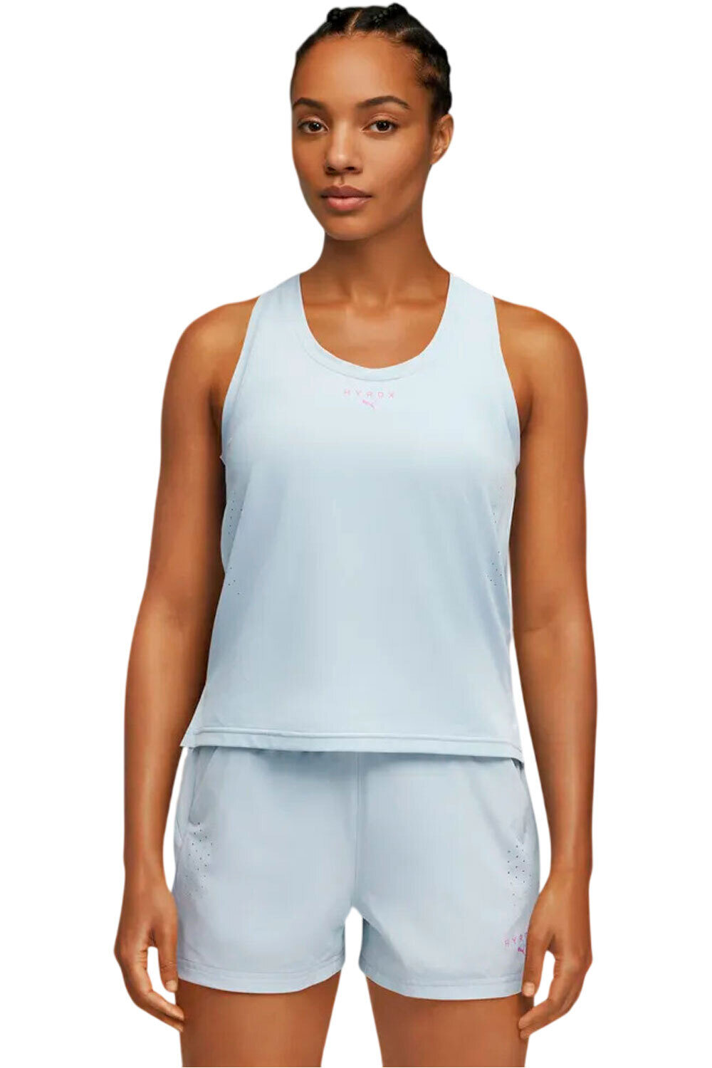 Puma camiseta tirantes fitness mujer W PUMA X HYROX DRYEL vista frontal