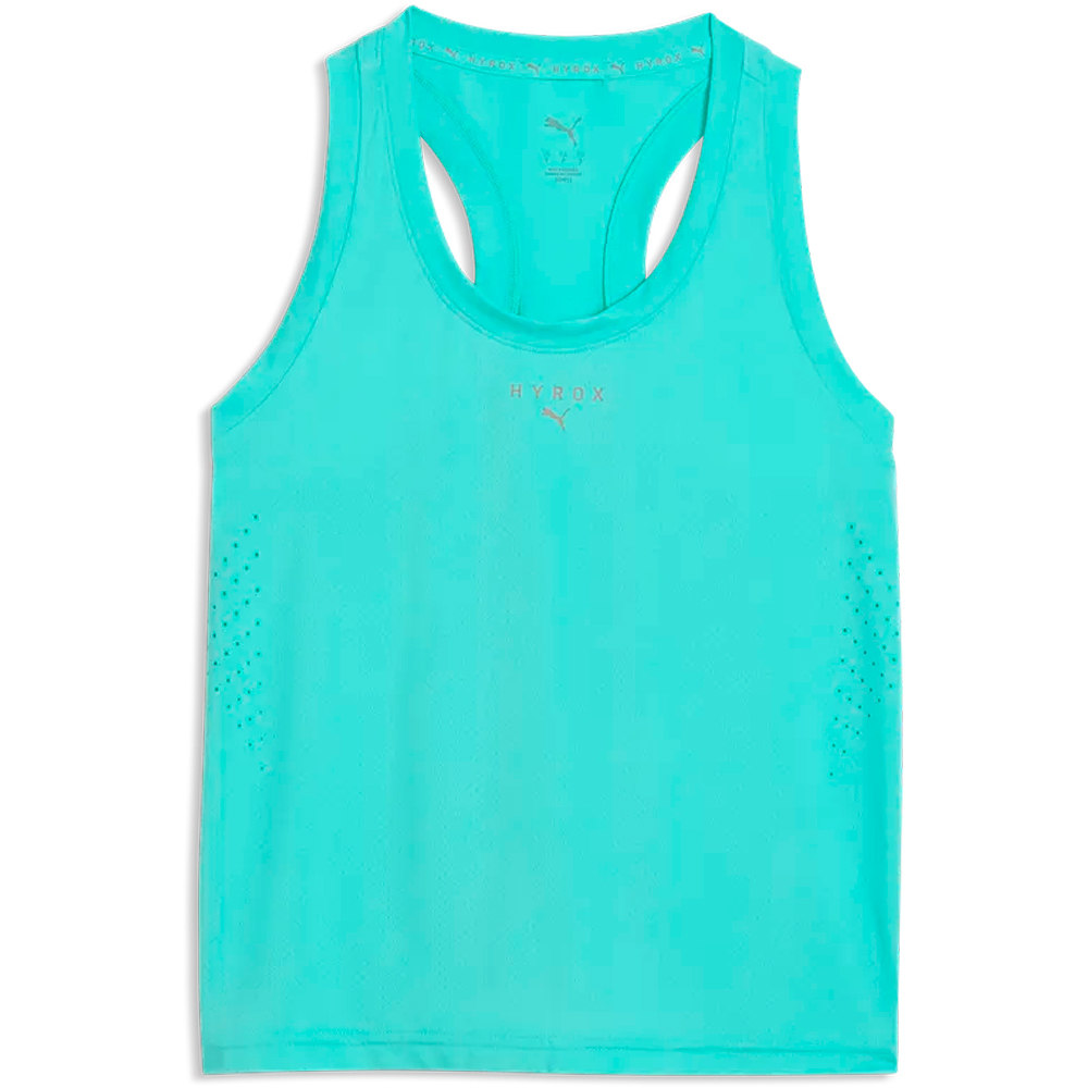 Puma camiseta tirantes fitness mujer W PUMA X HYROX PWRMO vista frontal