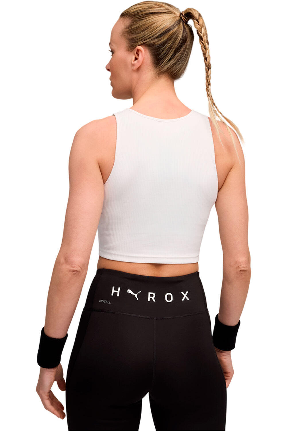 Puma camiseta tirantes fitness mujer W PUMA x HYROX RIB C vista trasera