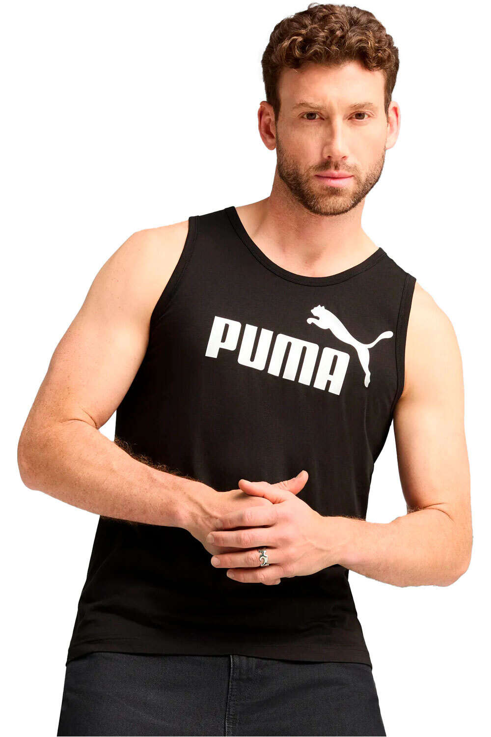 Puma camiseta tirantes hombre ESS No. 1 Logo Tank vista frontal
