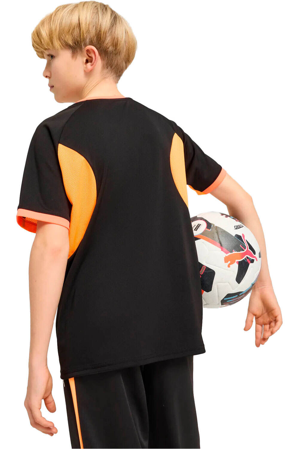 Puma camisetas entrenamiento futbol manga corta niño individualLIGA Graphic Jersey jr vista trasera