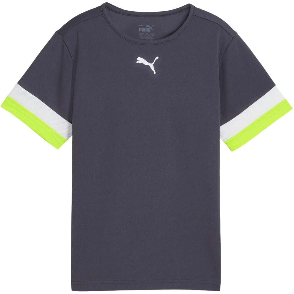 Puma camisetas entrenamiento futbol manga corta niño individualRISE Jersey Jr vista frontal