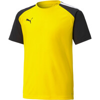 Puma camisetas entrenamiento futbol manga corta niño teamPACER Jersey Jr vista frontal