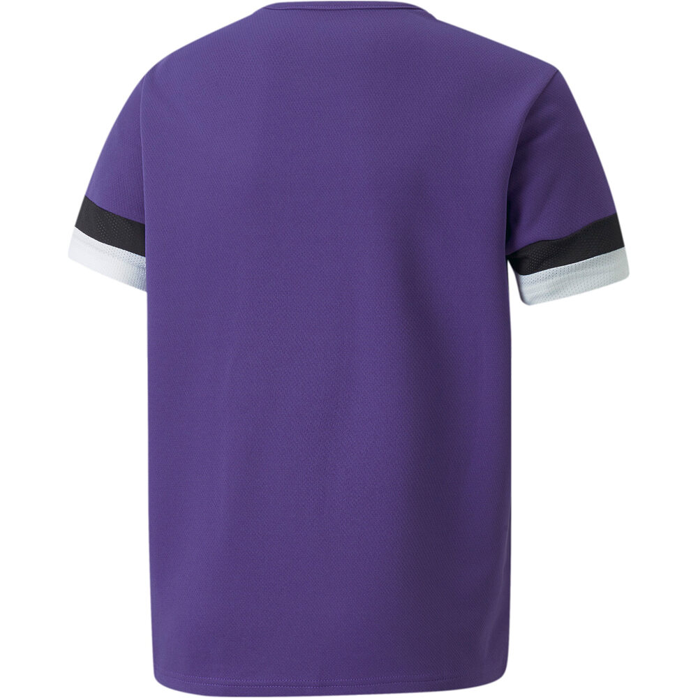 Puma camisetas entrenamiento futbol manga corta niño teamRISE Jersey Jr vista trasera