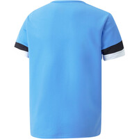 Puma camisetas entrenamiento futbol manga corta niño teamRISE Jersey Jr vista trasera