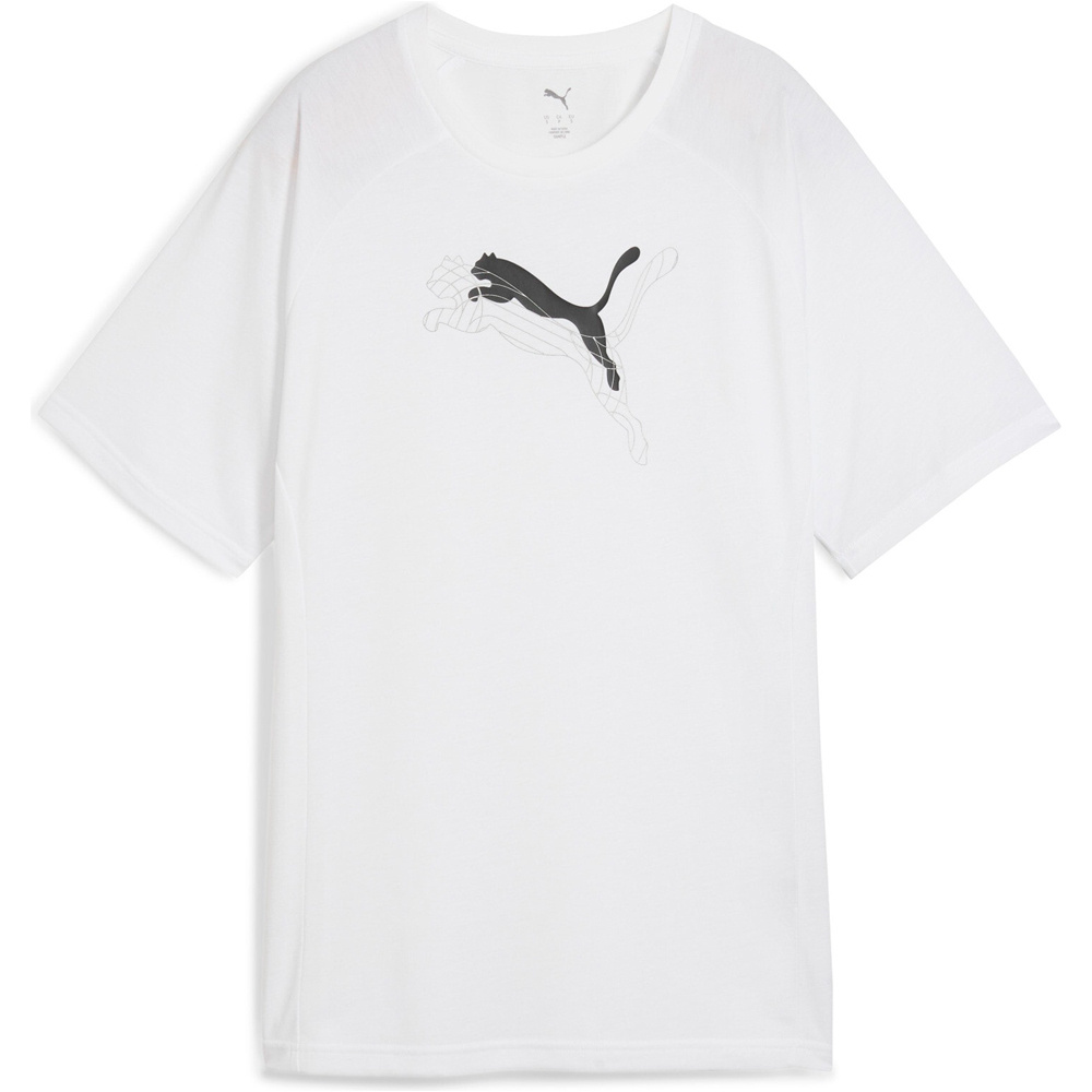 Puma camisetas fitness mujer EVOSTRIPE Relaxed Gr vista detalle