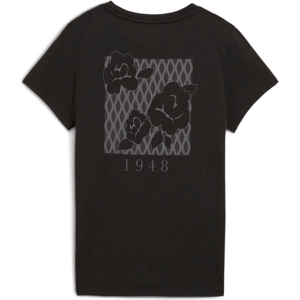 Puma camisetas fitness mujer GRAPHICS TRAIN CONCEPT TEE W vista trasera