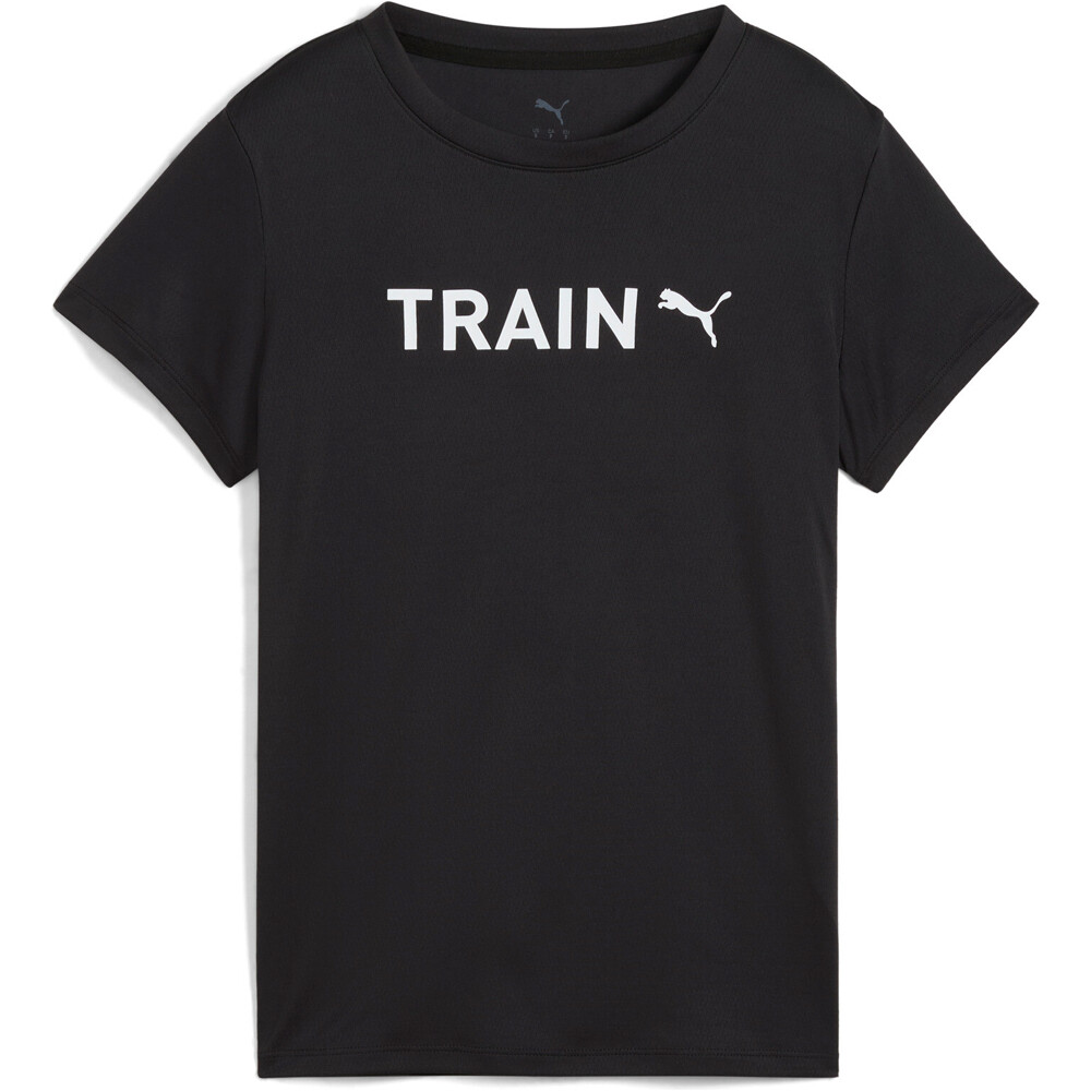 Puma camisetas fitness mujer GRAPHICS TRAIN PUMA TEE W vista detalle