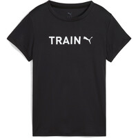 Puma camisetas fitness mujer GRAPHICS TRAIN PUMA TEE W vista detalle