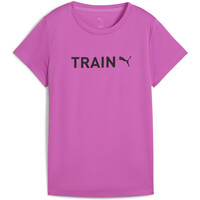 Puma camisetas fitness mujer GRAPHICS TRAIN PUMA TEE W vista detalle