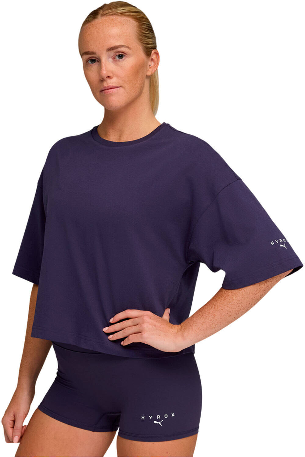 Puma camisetas fitness mujer PUMA X HYROX W CITY vista frontal