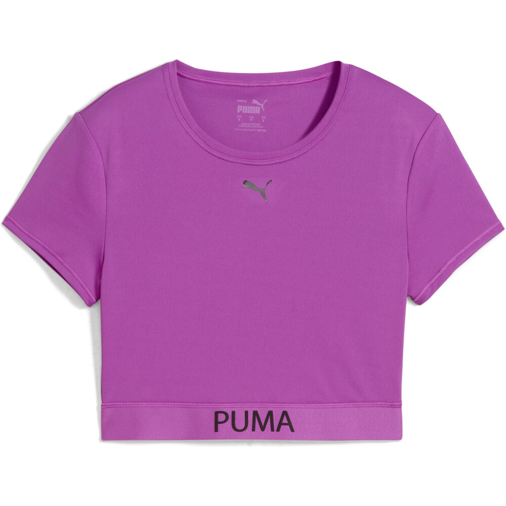 Puma camisetas fitness mujer W PUMA STRONG  TEE - SHORT vista detalle