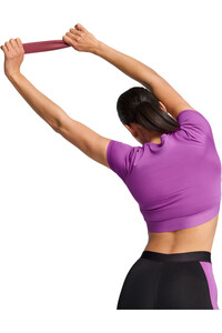 Puma camisetas fitness mujer W PUMA STRONG  TEE - SHORT vista trasera