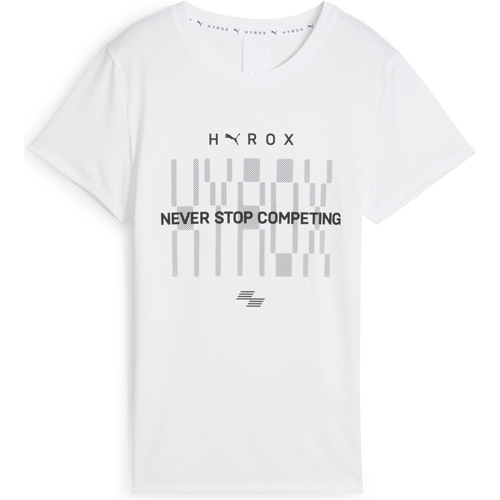 Puma camisetas fitness mujer W PUMA x HYROX TAD TEE 03