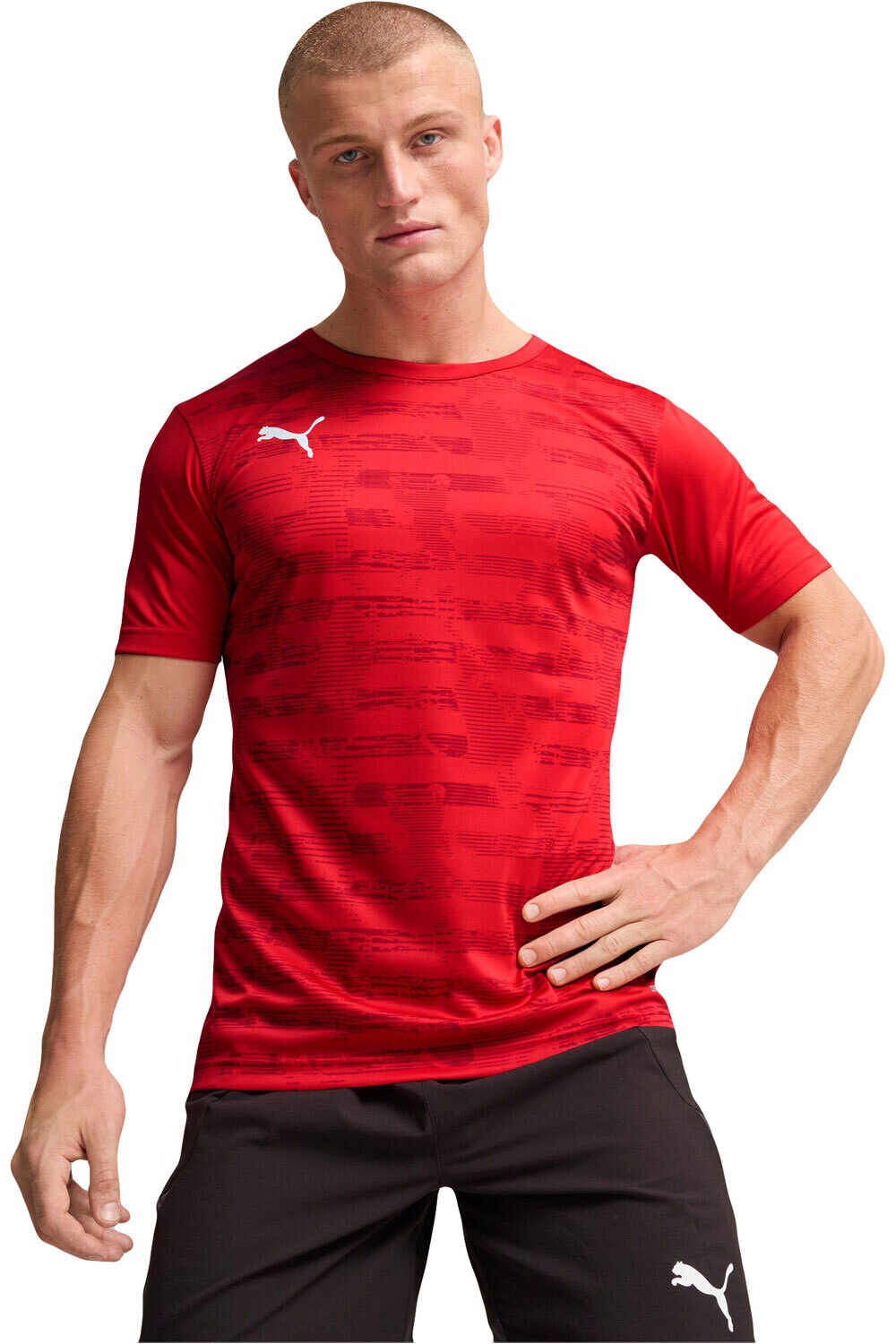 Puma camisetas fútbol manga corta individualRISE Graphic Jersey vista frontal