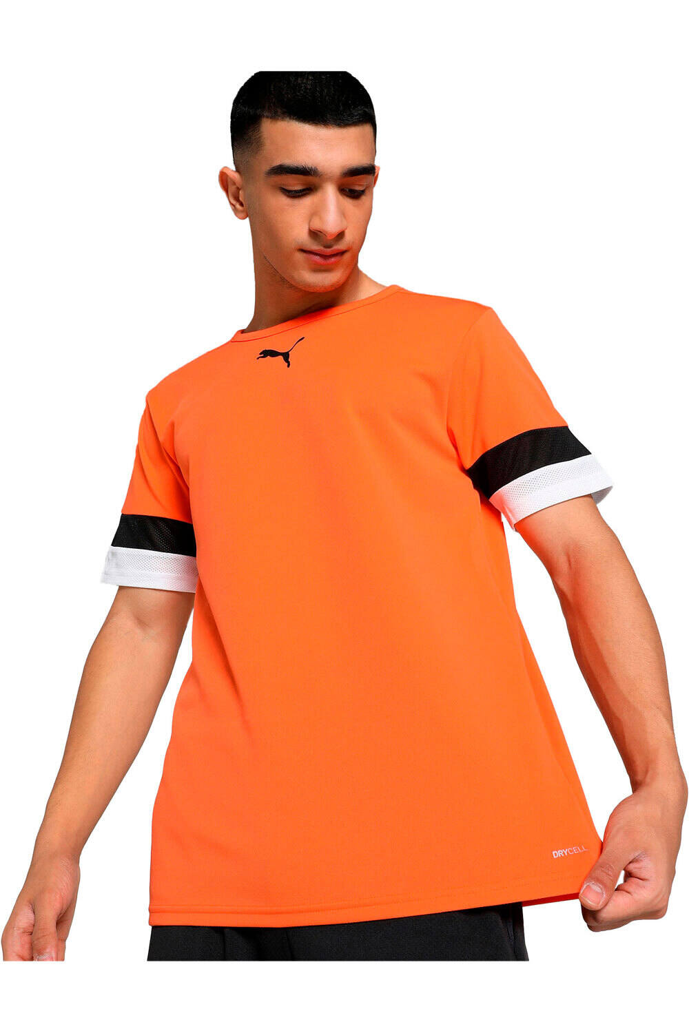 Puma camisetas fútbol manga corta teamRISE Jersey vista frontal