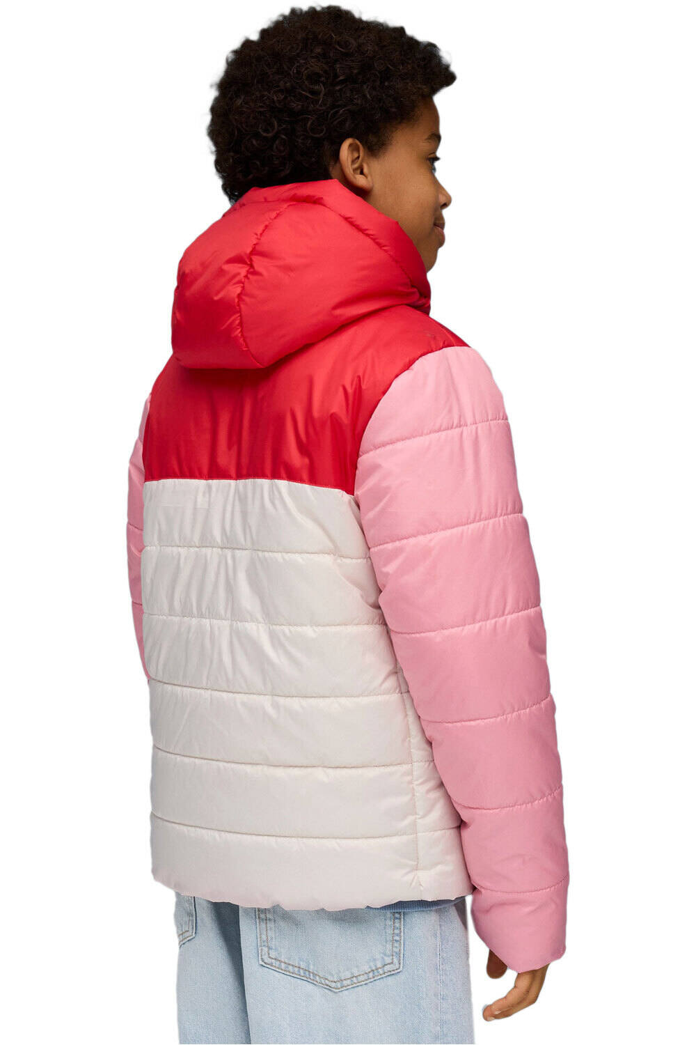 Puma chamarra niño ESS Hooded Padded Ja vista trasera