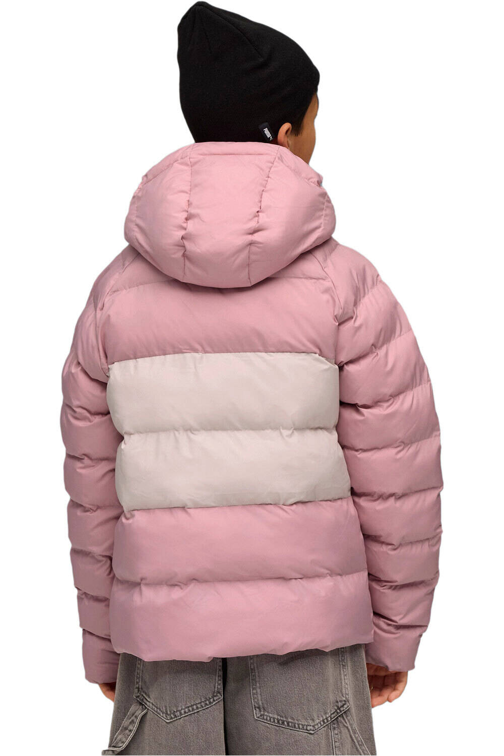 Puma chamarra niño Synthetic Hooded Puf vista trasera