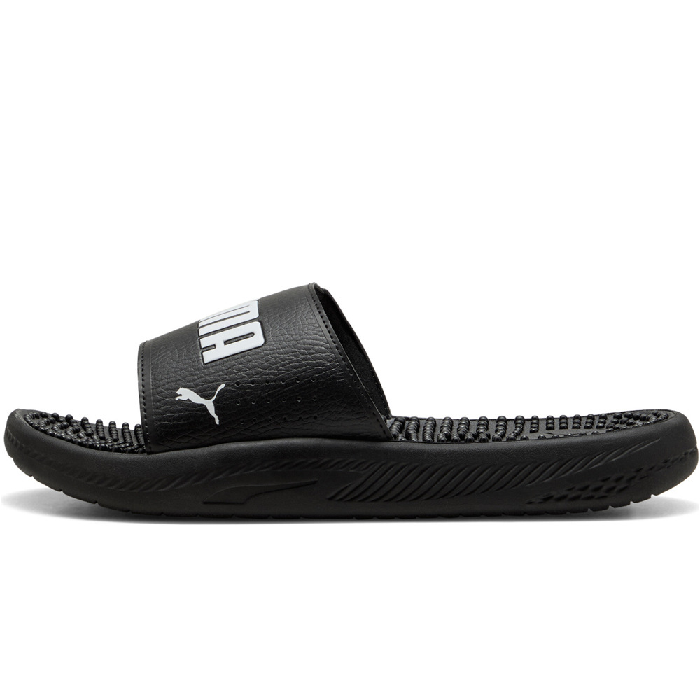 Puma chanclas hombre Softride Slide Massage lateral exterior