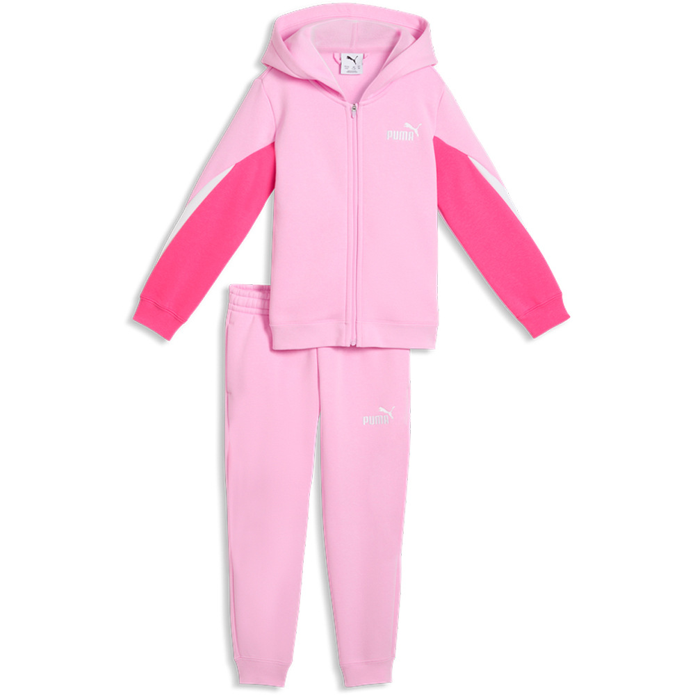 Puma chándal bebé ESS BLOCK Hooded Ful 03