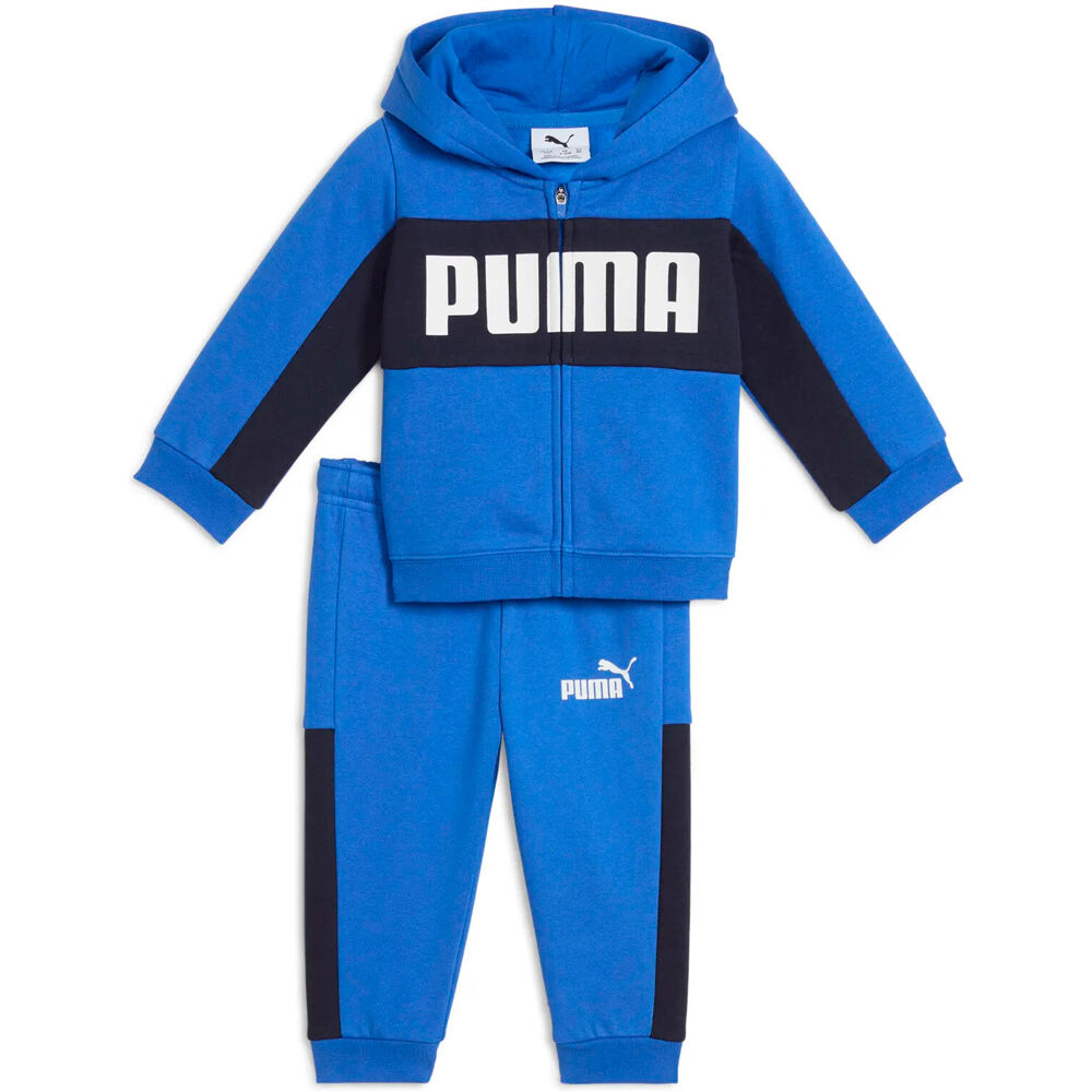 Puma chándal bebé MINICATS ESS BLOCK H vista frontal