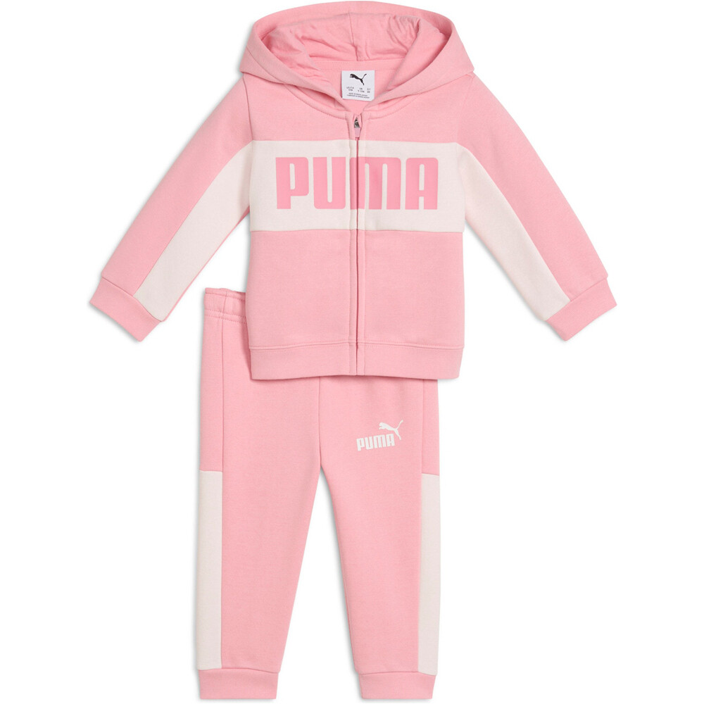 Puma chándal bebé MINICATS ESS BLOCK H vista frontal
