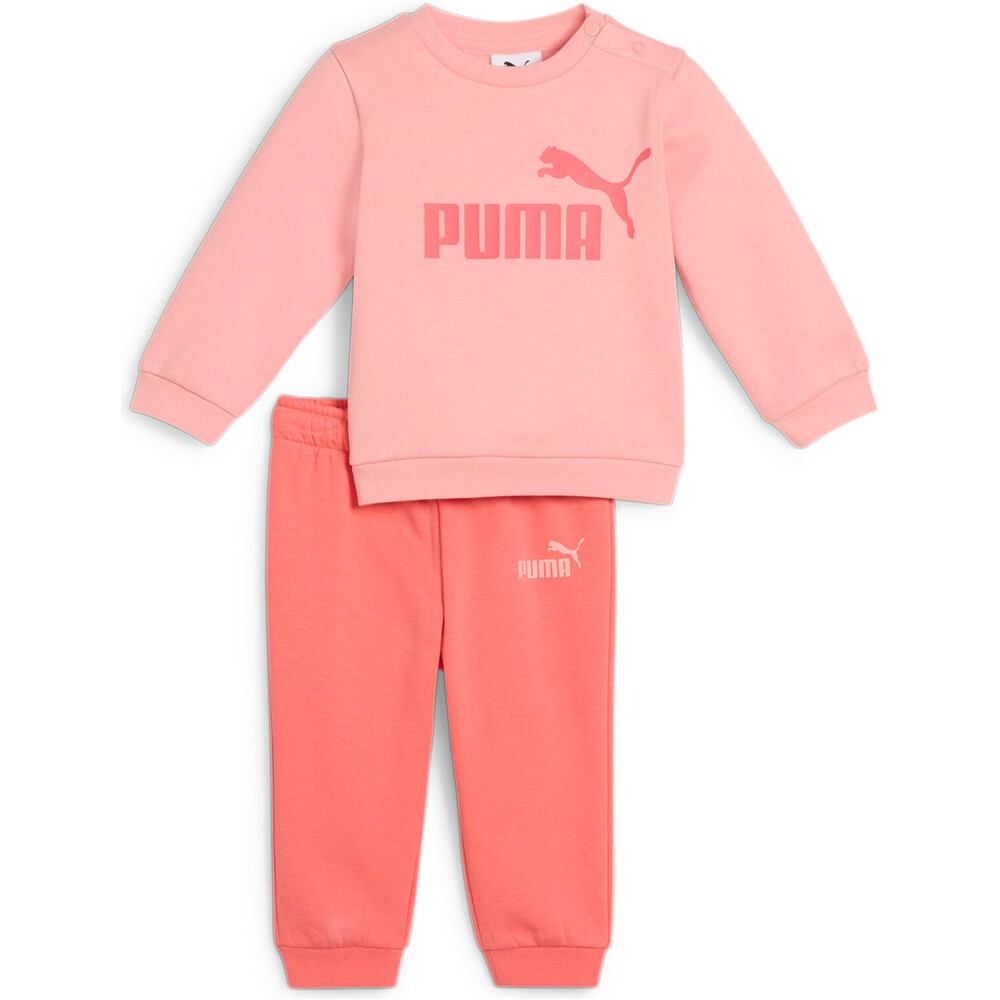 Puma chándal bebé MINICATS ESS Crew Set FL INF vista frontal