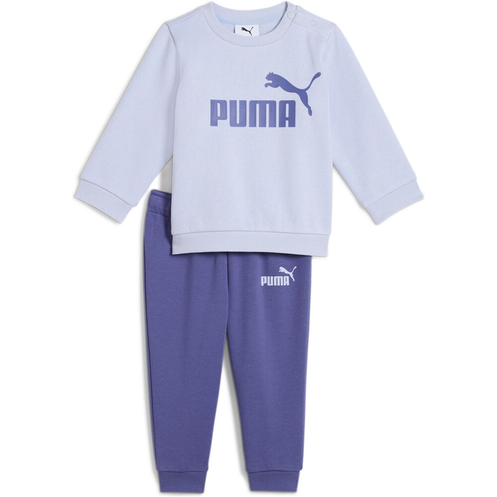Puma chándal bebé MINICATS ESS Crew Set FL INF vista frontal