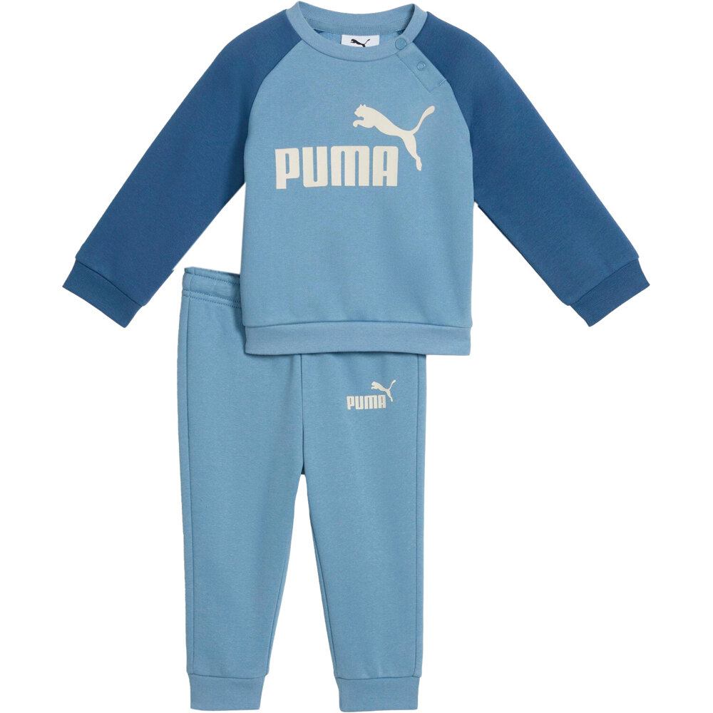 Puma chándal bebé MINICATS ESS Raglan vista frontal