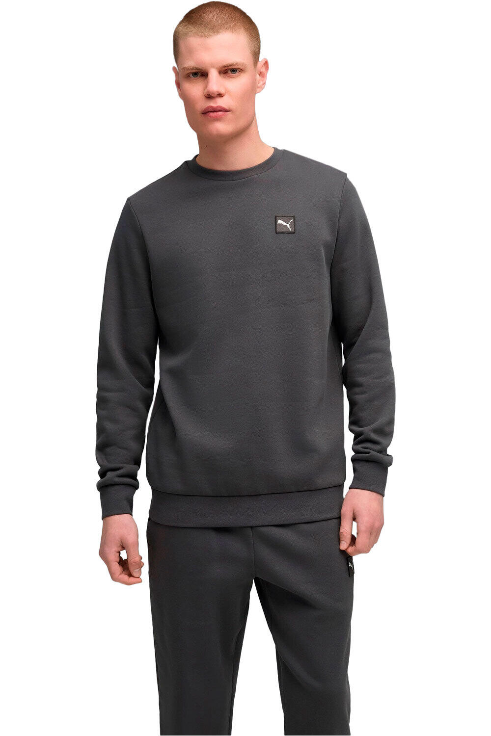 Puma chándal hombre ESS Elevated Crew Sw vista frontal