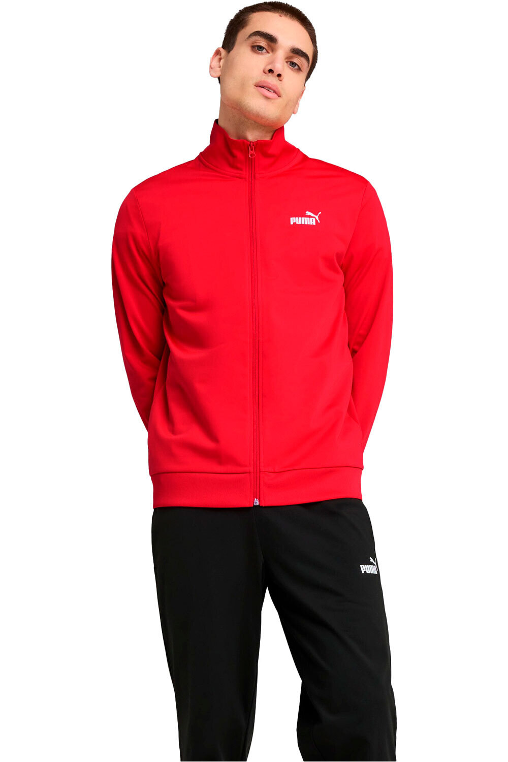 Puma chándal hombre ESS Poly Suit cl vista frontal