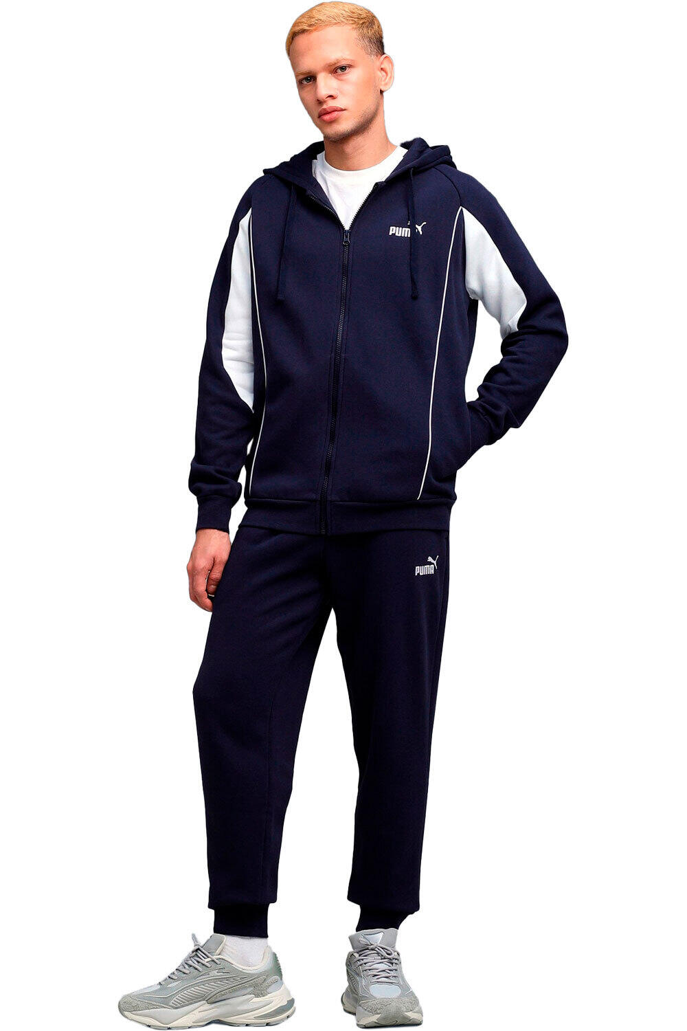 Puma chándal hombre Puma SPORT Hooded FZ vista frontal