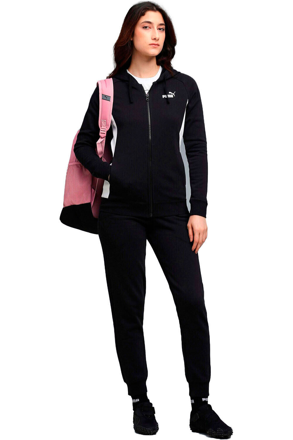 Puma chándal mujer Full-Zip Hooded Swea vista frontal