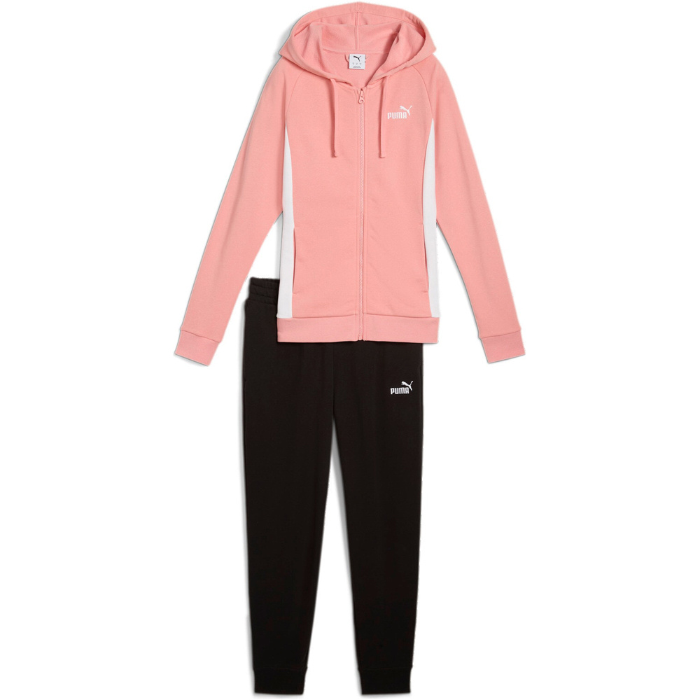 Puma chándal mujer Hooded Sweat Suit TR cl vista frontal