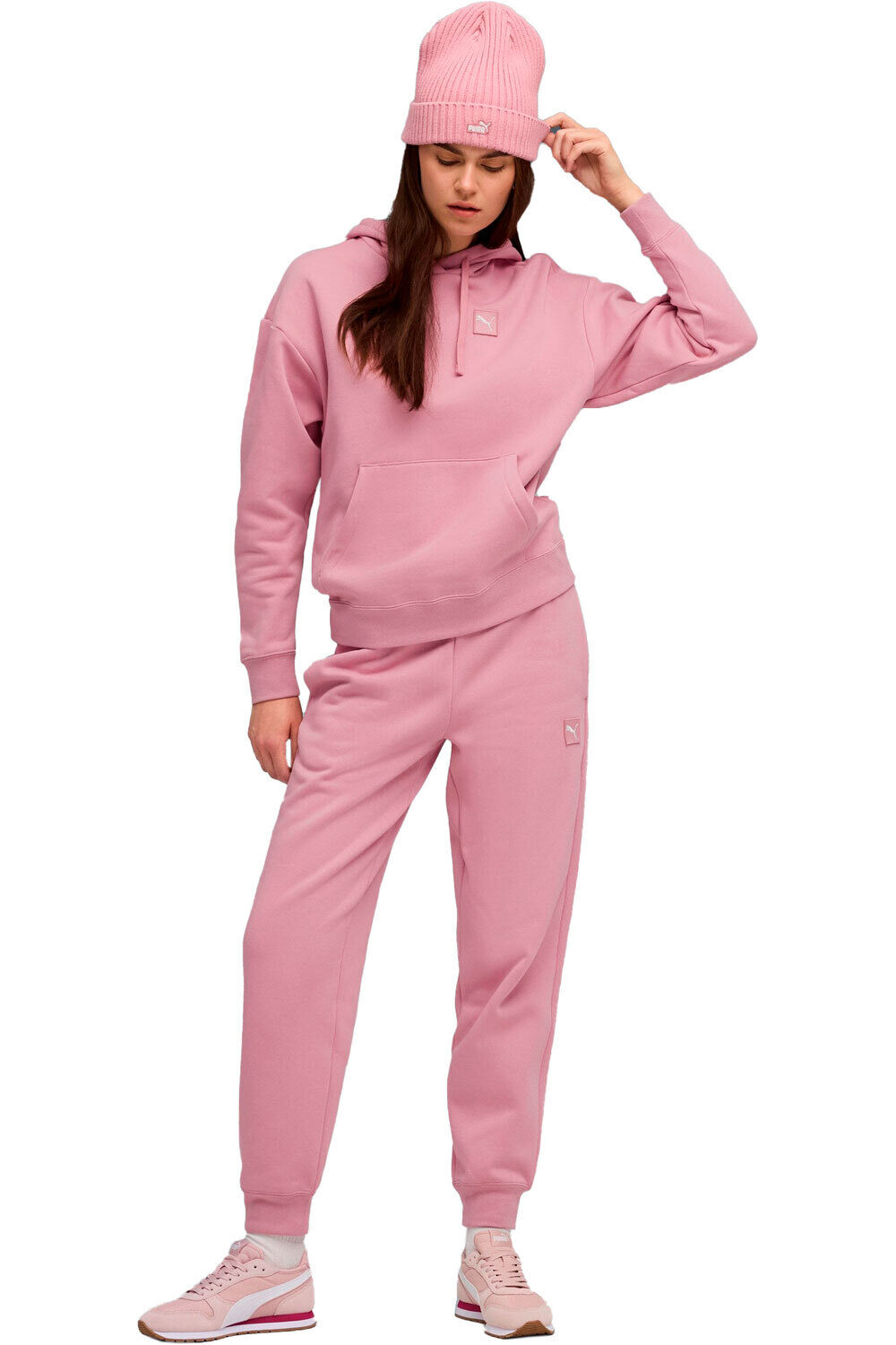 Puma chándal mujer Loungewear Sweat Sui vista frontal