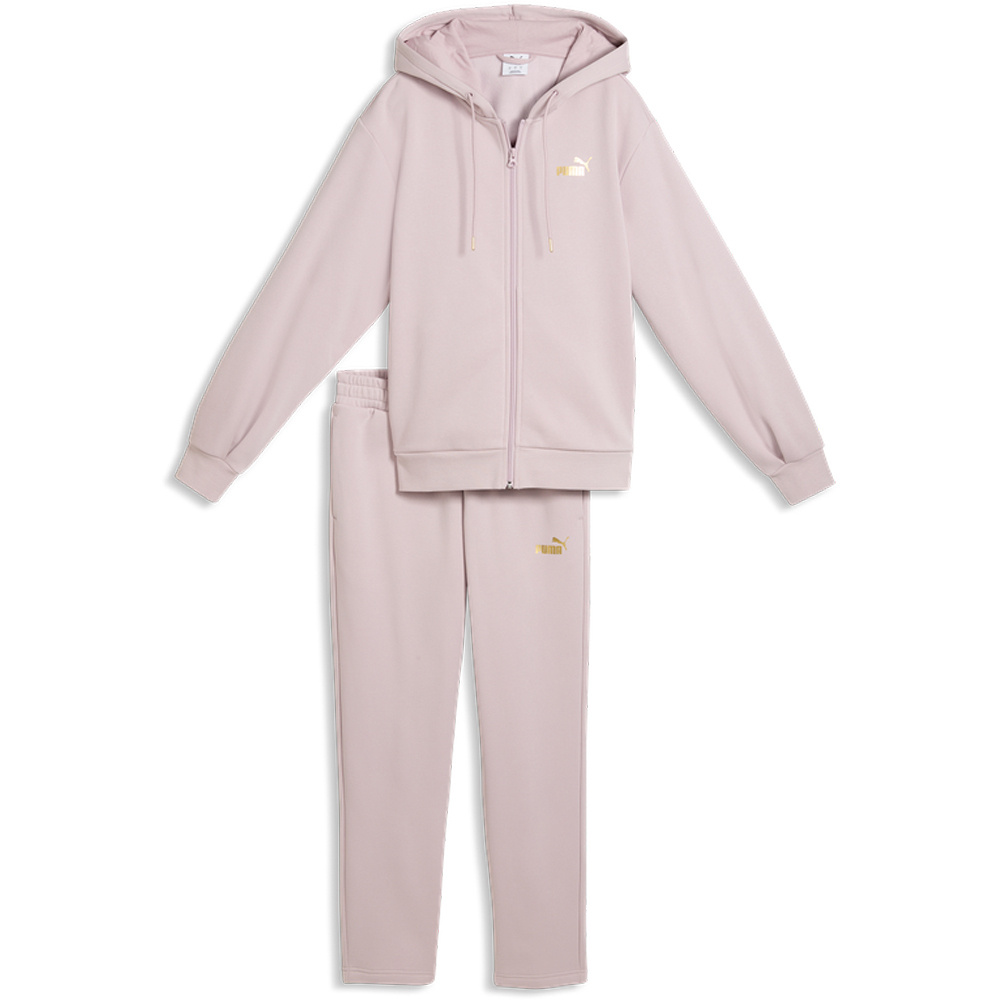 Puma chándal mujer Metallic Hooded Stan 03