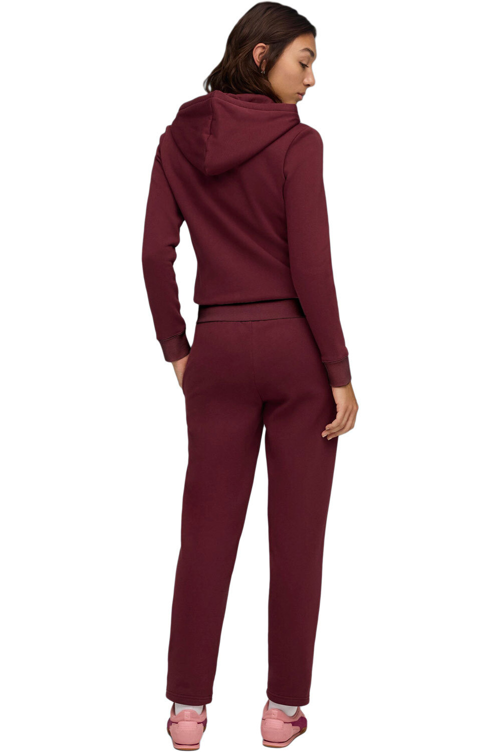 Puma chándal mujer Metallic Hooded Swea vista trasera