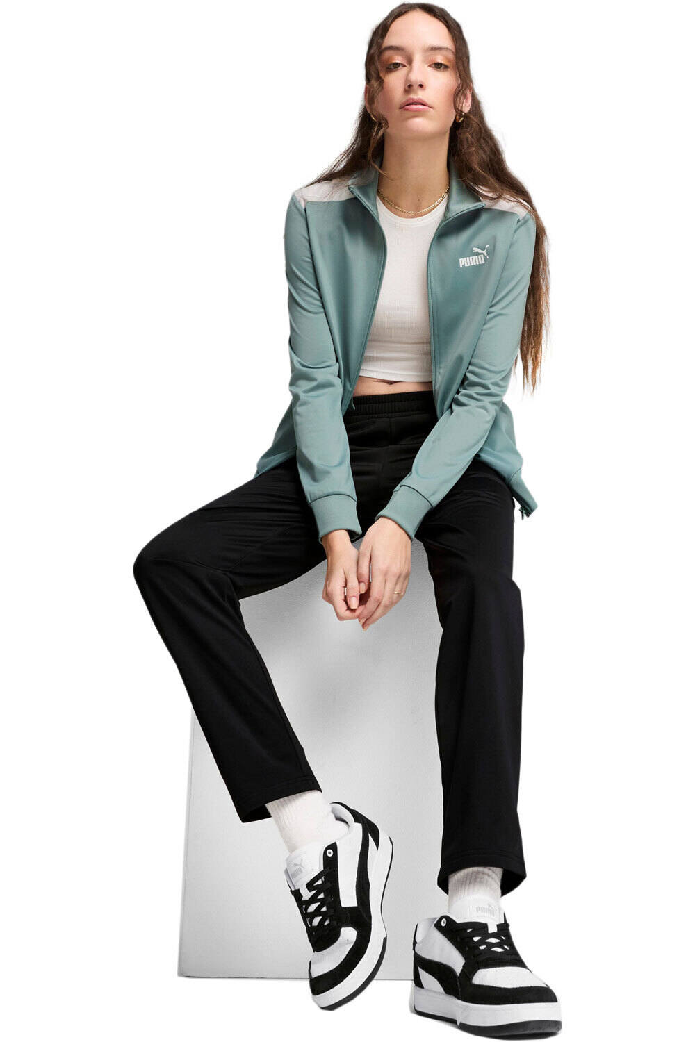 Puma chándal mujer Poly Suit op vista frontal