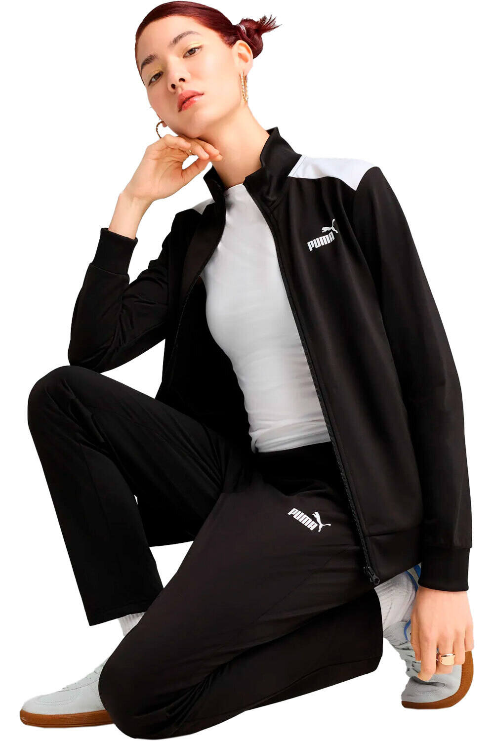 Puma chándal mujer Poly Suit op vista frontal