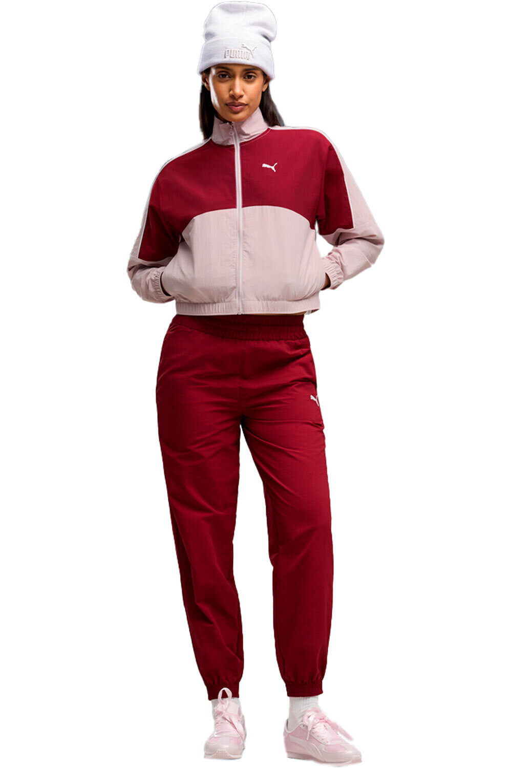 Puma chándal mujer Woven Standard Suit vista frontal