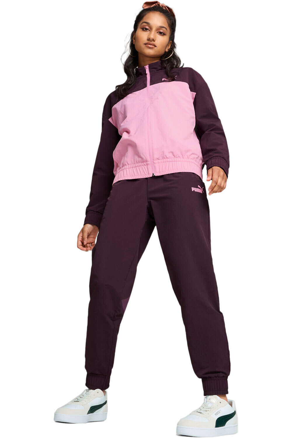 Puma chándal mujer Woven Suit vista frontal