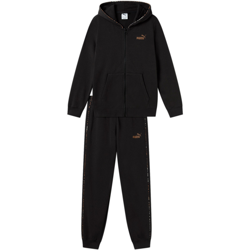 Puma chándal niña (senior) ESS+ ANIMAL FZ HOODE vista frontal