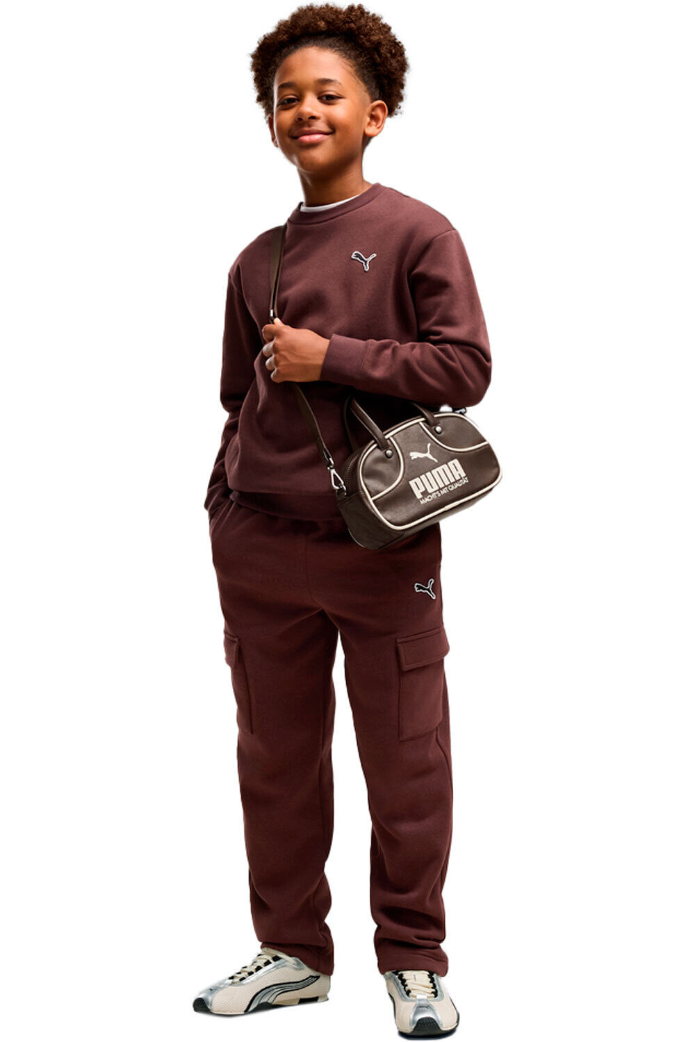 Puma chándal niño ESS ELEVATED Relaxed vista frontal