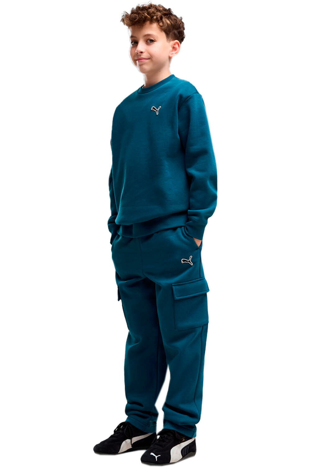 Puma chándal niño ESS ELEVATED Relaxed vista frontal