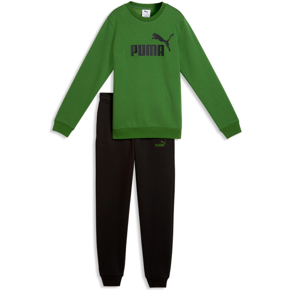 Puma chándal niño ESS No.1 Logo Crew S vista detalle