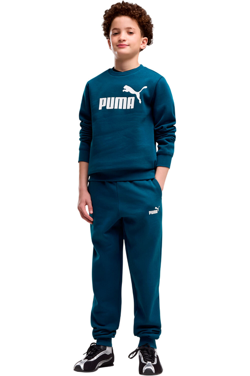 Puma chándal niño ESS No.1 Logo Crew S vista frontal