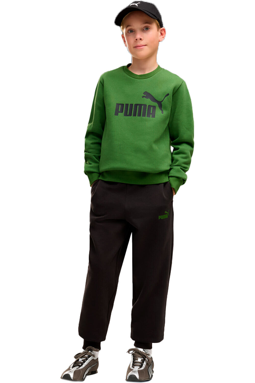 Puma chándal niño ESS No.1 Logo Crew S vista frontal