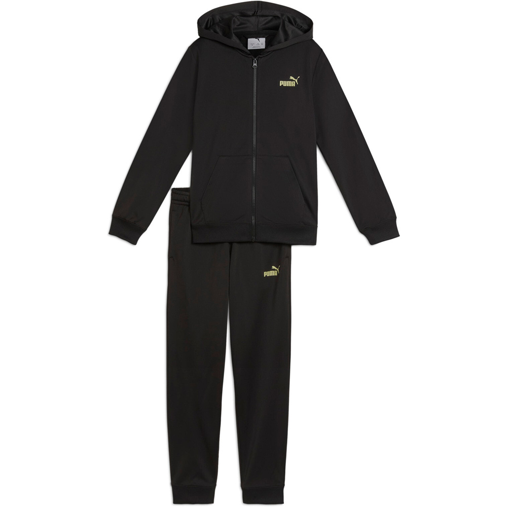 Puma chándal niño Hooded Full-Zip Poly vista frontal