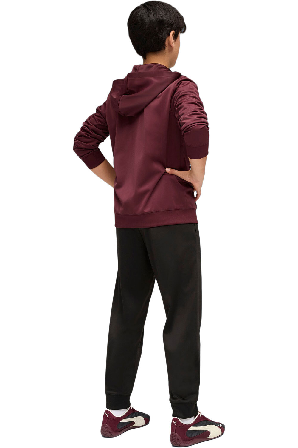 Puma chándal niño Hooded Full-Zip Poly vista trasera